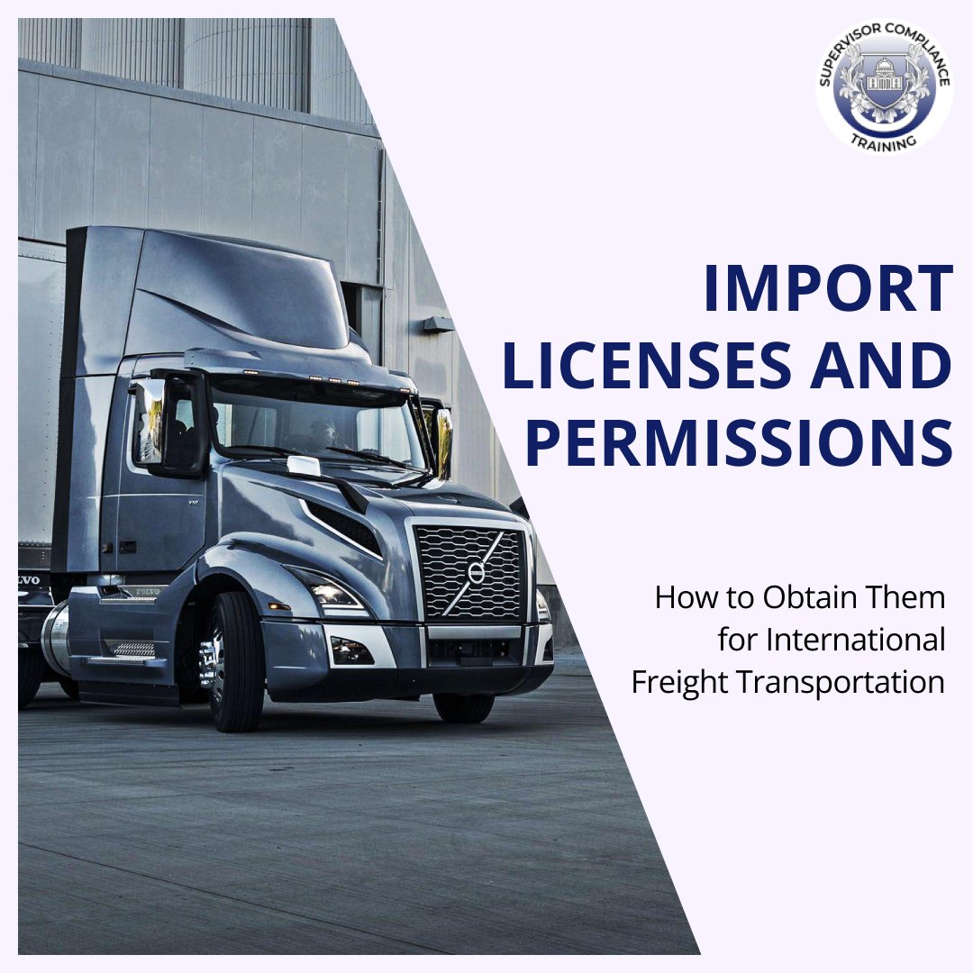 Import Licenses and Permissions: How to Obtain Them for International Freight Transportation